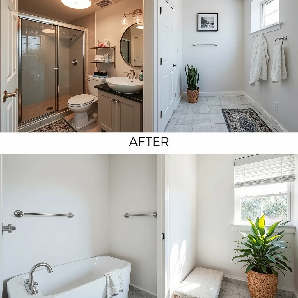 Bathroom transformation