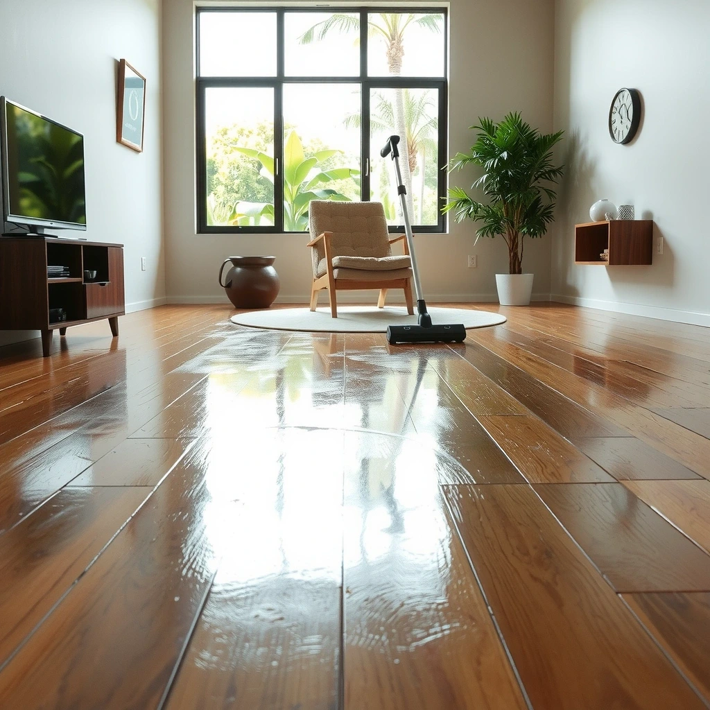 Floor polishing
