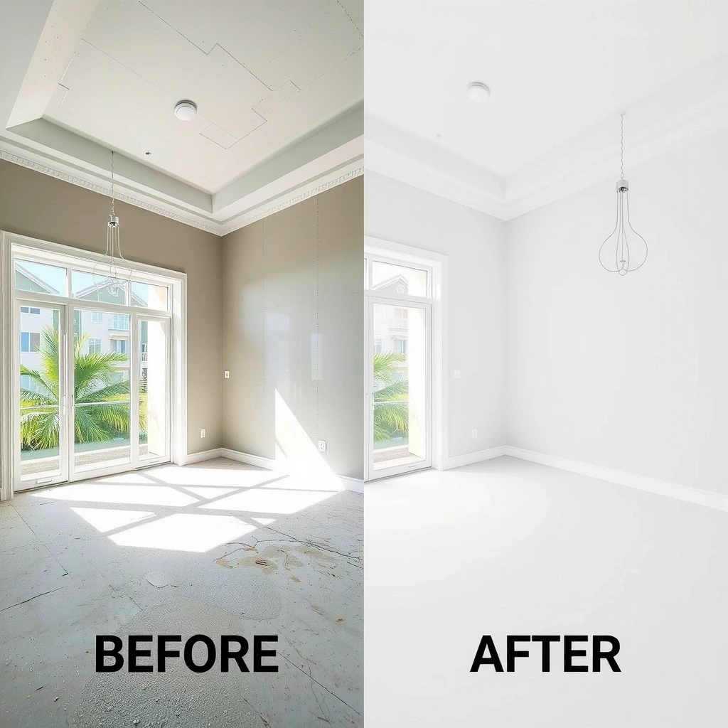 Post construction before after